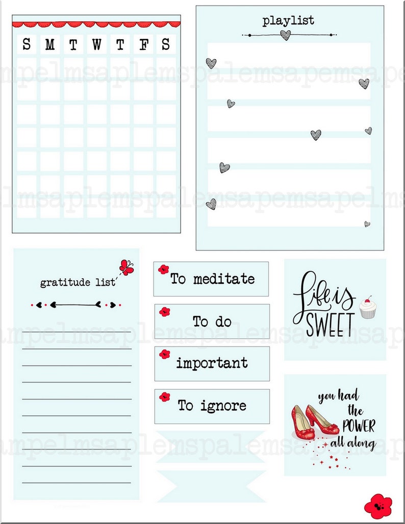 Bullet Journal Weekly Templates BUJO Printable inspirational | Etsy