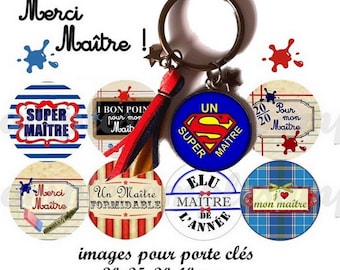 images digitales cabochon maître instituteur  collage digital pour bijoux, images cabochon,  enfant écolier image à imprimer