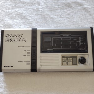 Vintage Tandy Hungry Monster Handheld Electronic Video Game Working Tested