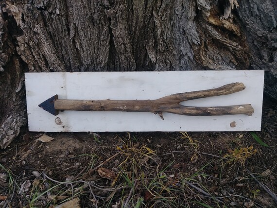 Decoración del hogar Flecha de madera hecha a mano | Etsy