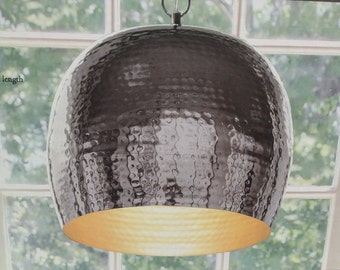 Vintage Villa Bacci Metal Hanging Pendant Swag Lamp