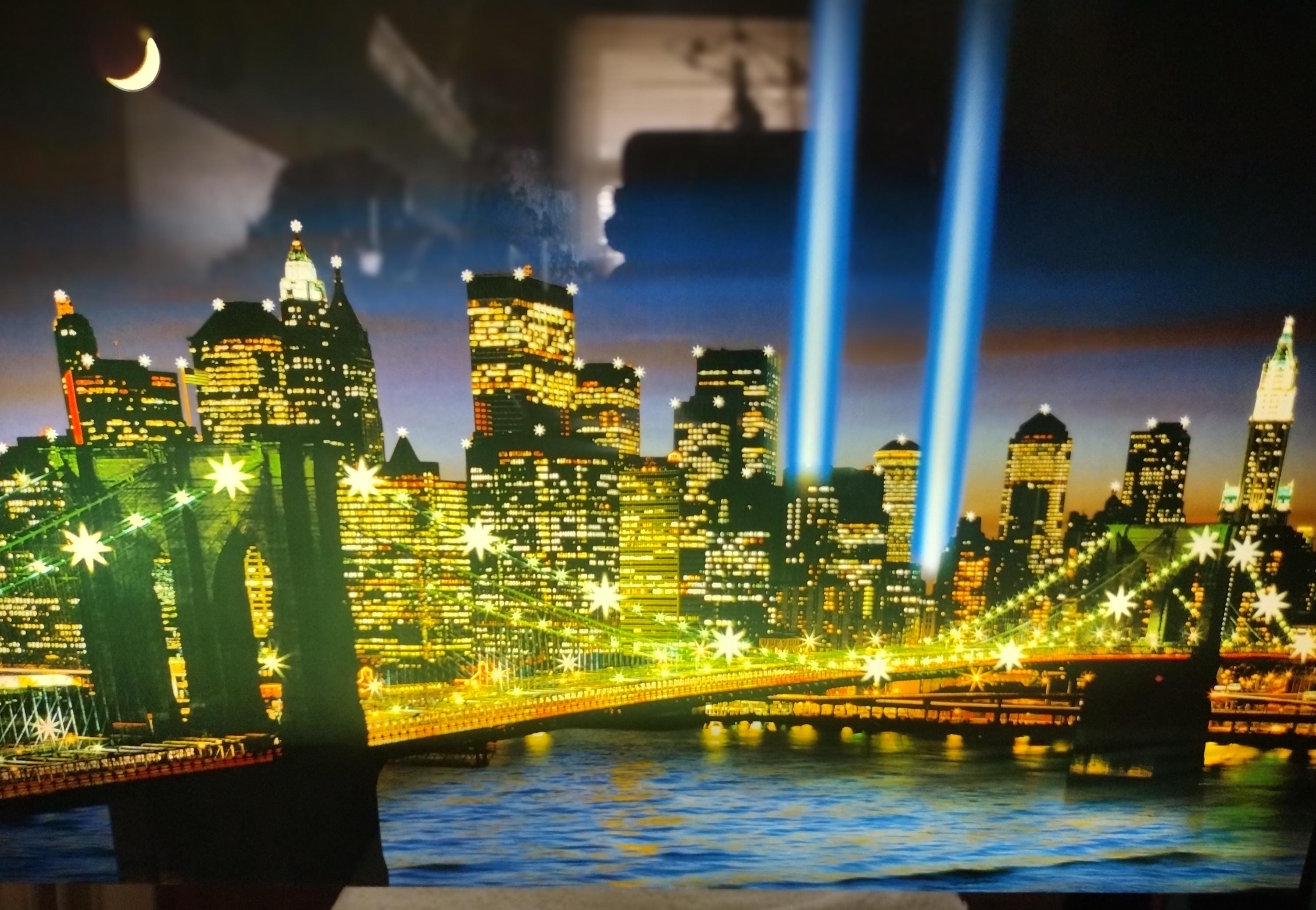 Vintage Electric Art Gallery Lighted Art New York City 