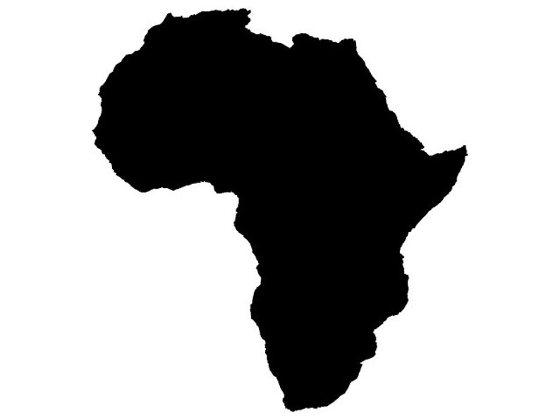 africa shape collage africa shape collage