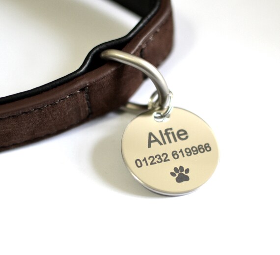 Dog Tag Steel Metal Pet Tag Metal Dog Tags for Dogs Pet ID Tag Etsy