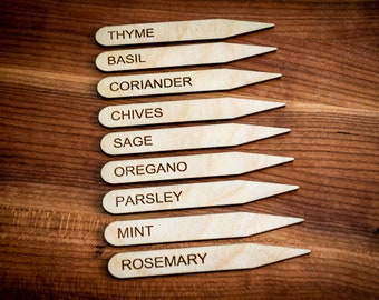 Herb Garden Tags, Plant Labels, Herb Labels, Herb Markers, Gifts For Gardeners,