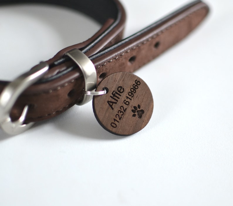 Wooden Dog Tag Wooden Pet Tag Wooden Dog Tags for Dogs Wooden Etsy UK