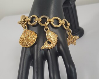 Louis Vuitton Goldtone Metal LV & Me Number 1 Bracelet - Yoogi's
