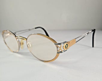 Vintage Y2K Gucci GG2652/S Strass Crystal Logo Shield Sunglasses