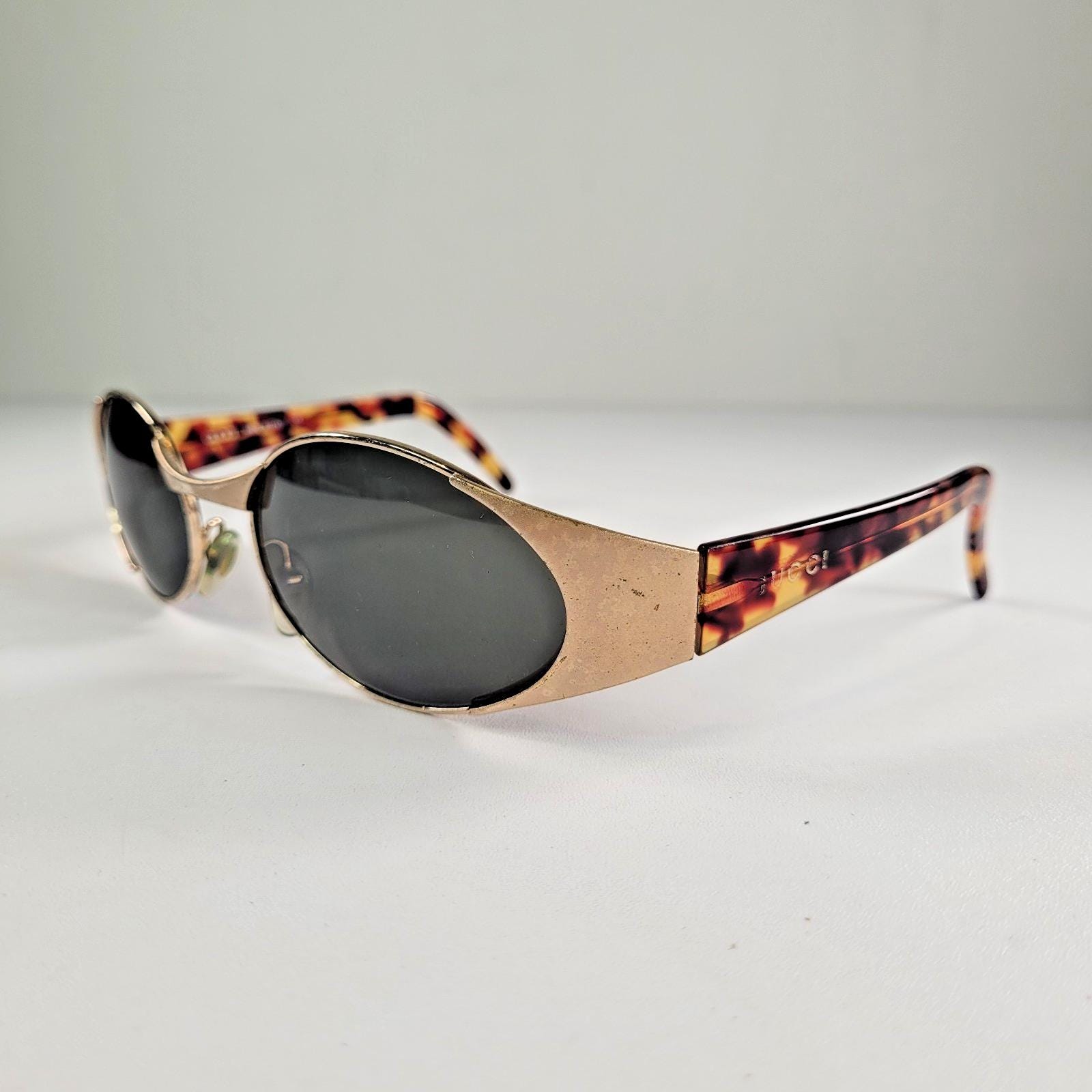 80s vintage GUCCI メガネフレーム デッドストック Y2K GG