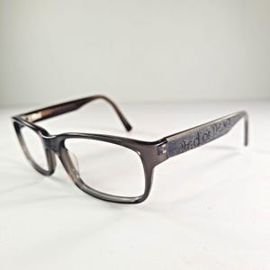 Vintage Red or Dead 87 Y2K Brown Glasses Frames 53-17-135 Textured Temple Indie 1990s Eyewear