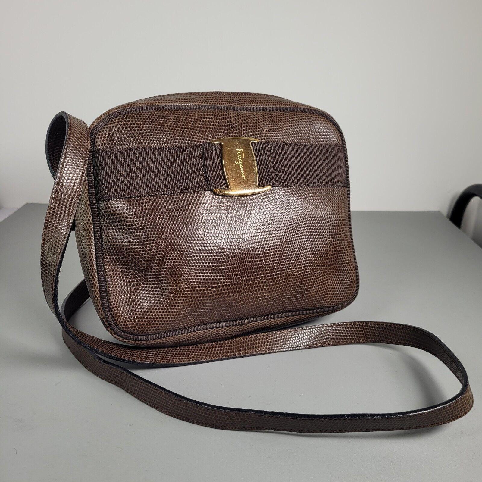 Vintage Ferragamo Crossbody Bag - Etsy
