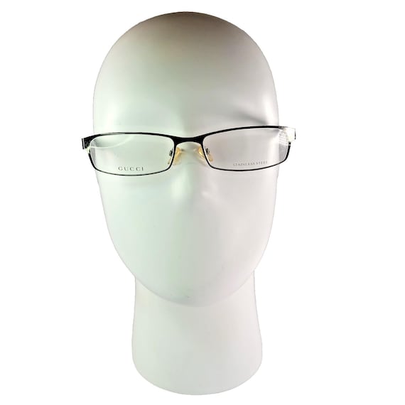 Gucci GG1865 Silver Metal Rectangular Glasses (53… - image 3