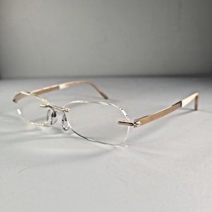 Silhouette Rimless Glasses - Etsy display picture 1