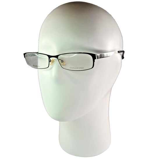 Gucci GG1865 Silver Metal Rectangular Glasses (53… - image 13