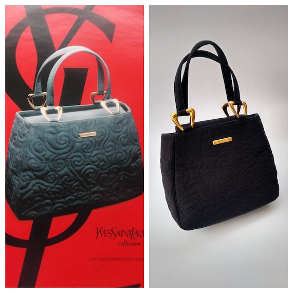 black ysl bag