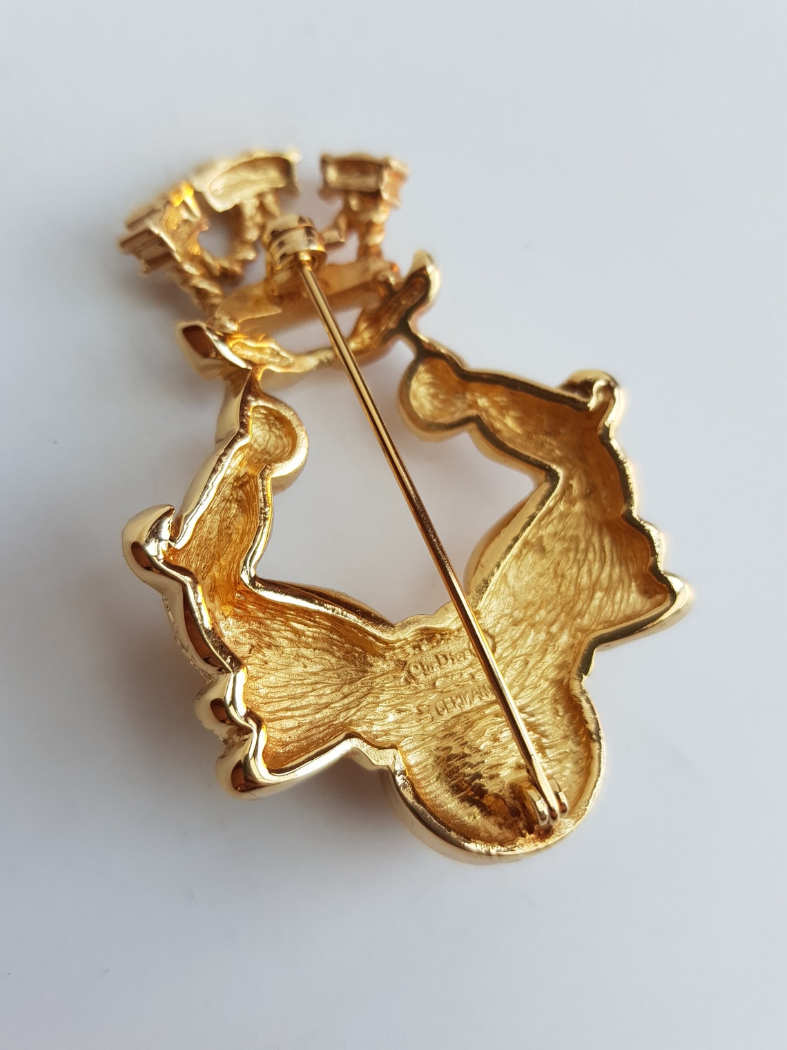 DIOR Brooch. Christian Dior Vintage Fish Brooch Pin with Etsy