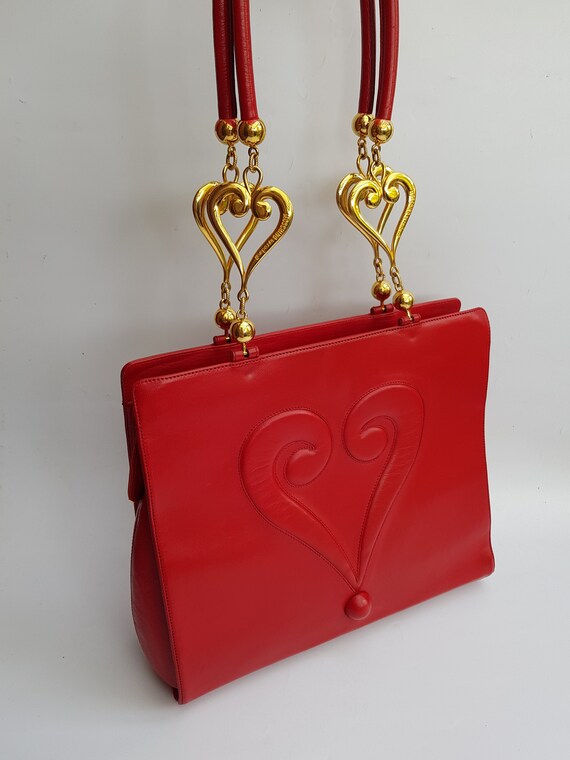 MOSCHINO Bag. Authentic Moschino Red Question Mar
