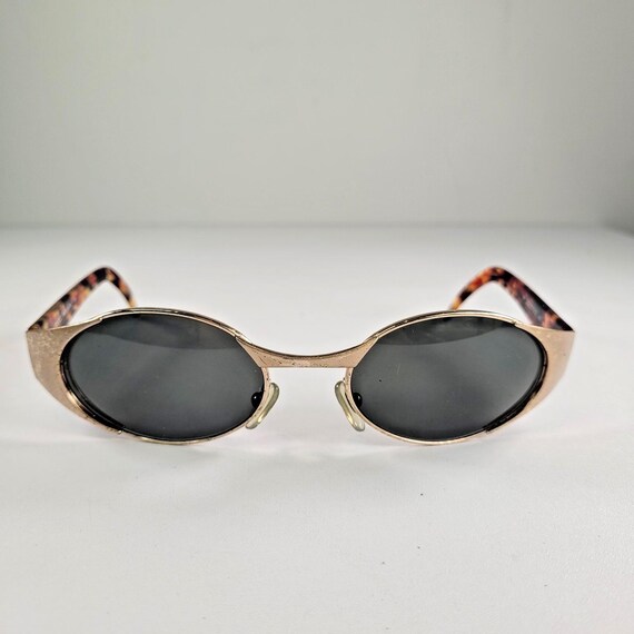 Vintage Gucci Sunglasses: Gold Tortoise Oval Frames, Italy - Etsy