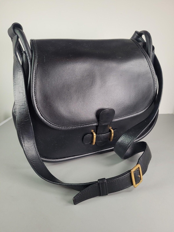 HERMES Bag. Vintage Box Sac Balle De Golf Navy Leather
