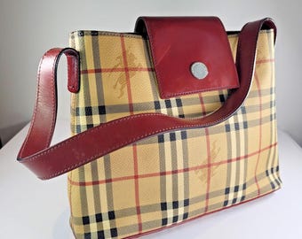 ショルダーバッグ Vintage Burberry Nova Check Shoulder Bag Burberry Nova Check Shoulder Bag — Check It Vintage