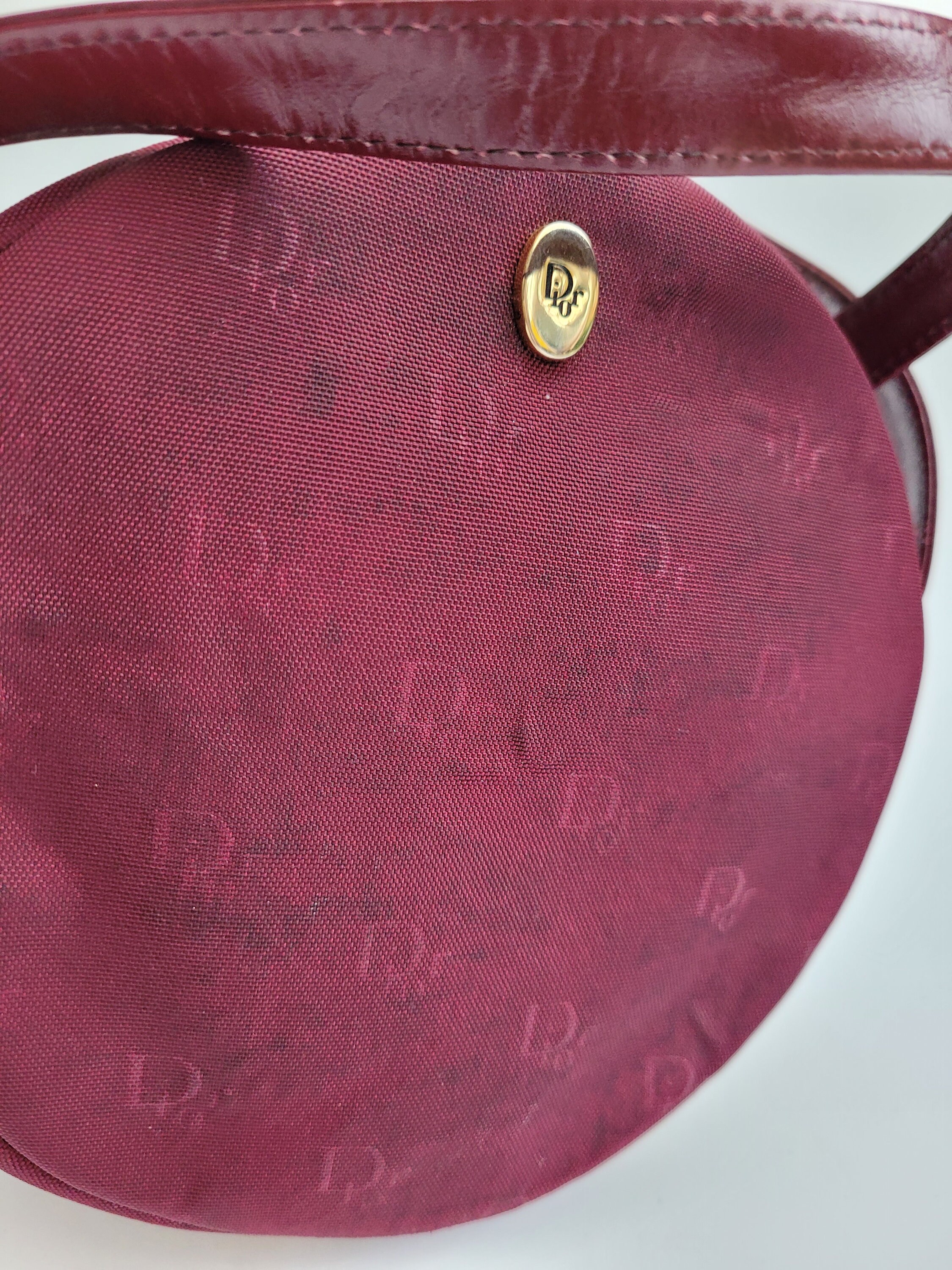 Christian dior shop burgundy bag