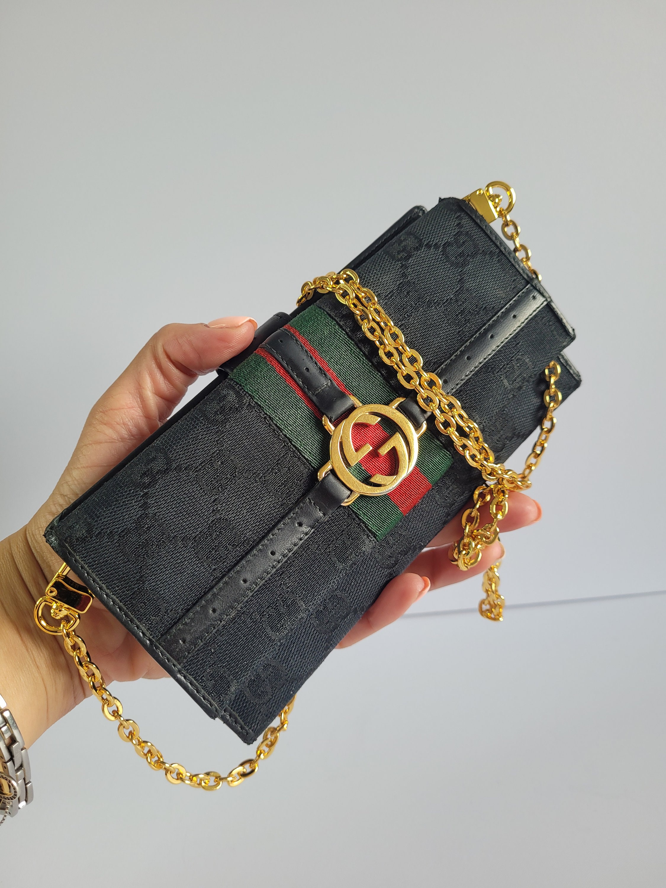 Gucci Ophidia Clutch Bag - Neutrals
