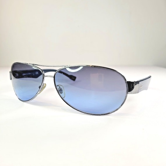 Dolce & Gabbana Blue Lens Gradient Gray Frame Sunglasses. Used in good DG4540 Sunglasses - Dolce & Gabbana Authorized Retailer  main image 3