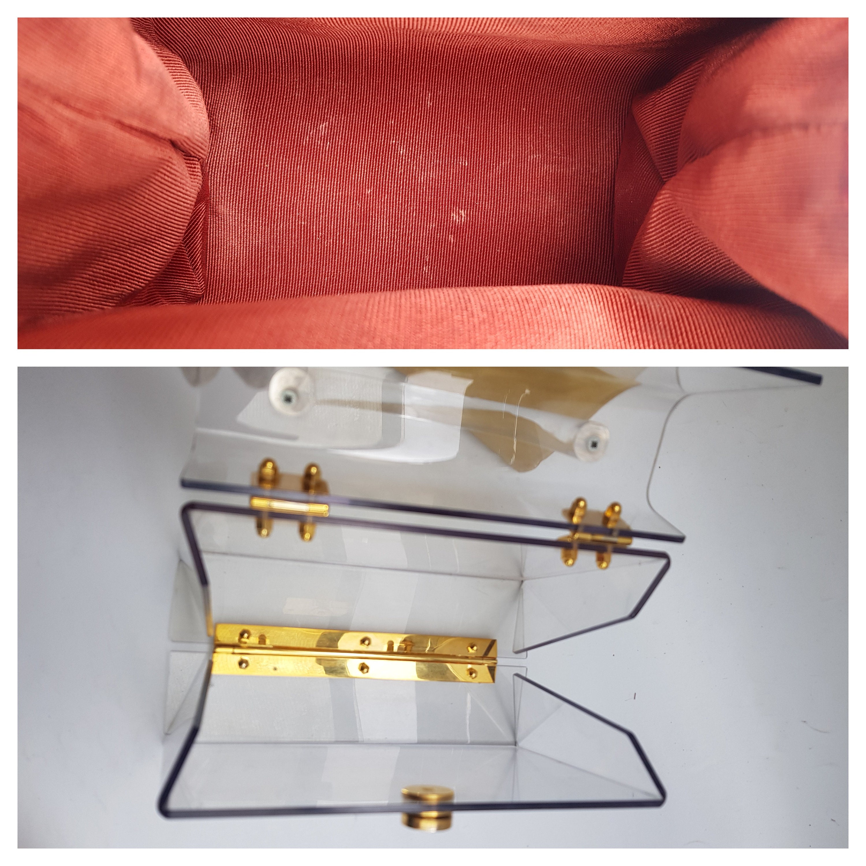 FERRAGAMO Bag. Salvatore Ferragamo Vintage Transparent and - Etsy FERRAGAMO Bag. Salvatore Ferragamo Vintage Transparent and - Etsy