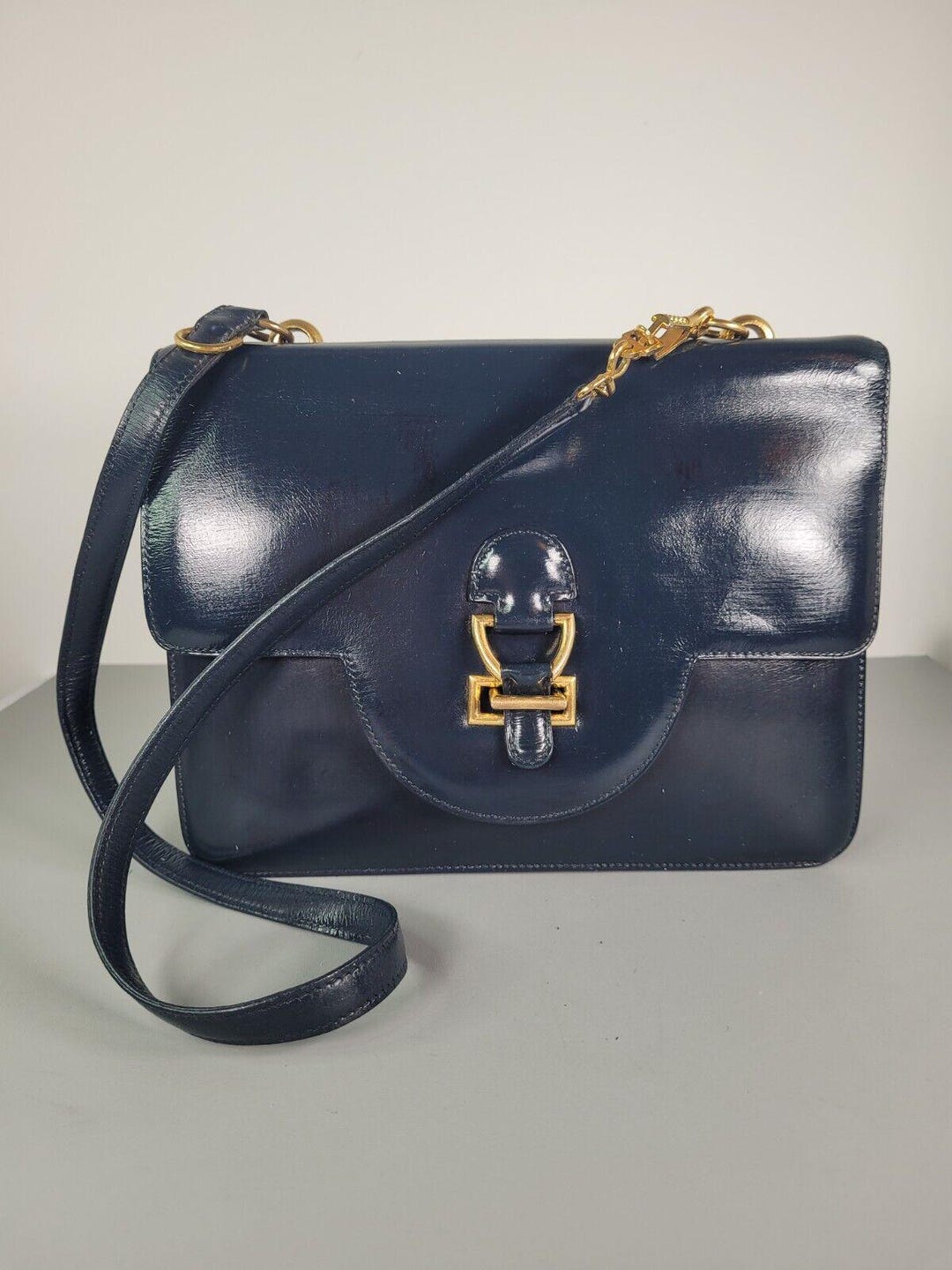 Navy hermes bag hotsell