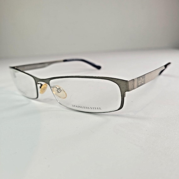Gucci GG1865 Silver Metal Rectangular Glasses (53… - image 5