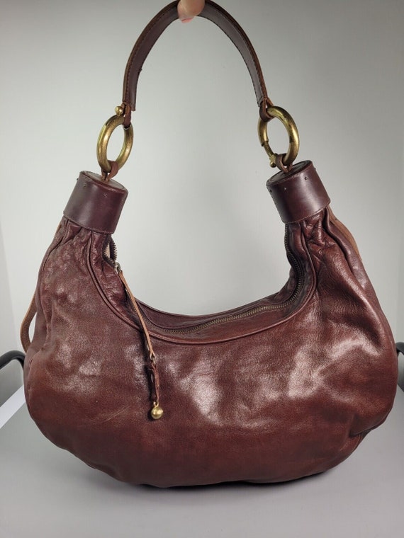 CHLOE Bag. Vintage Chloe Brown Hobo Shoulder Bag From Y2k Era. - Etsy