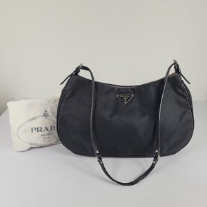 Prada 2000s Camel Leather One Shoulder Bag · INTO