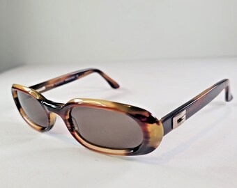 Versace Y2K Shield Sunglasses: Brown Magnetic Lens, Medusa  display picture 3