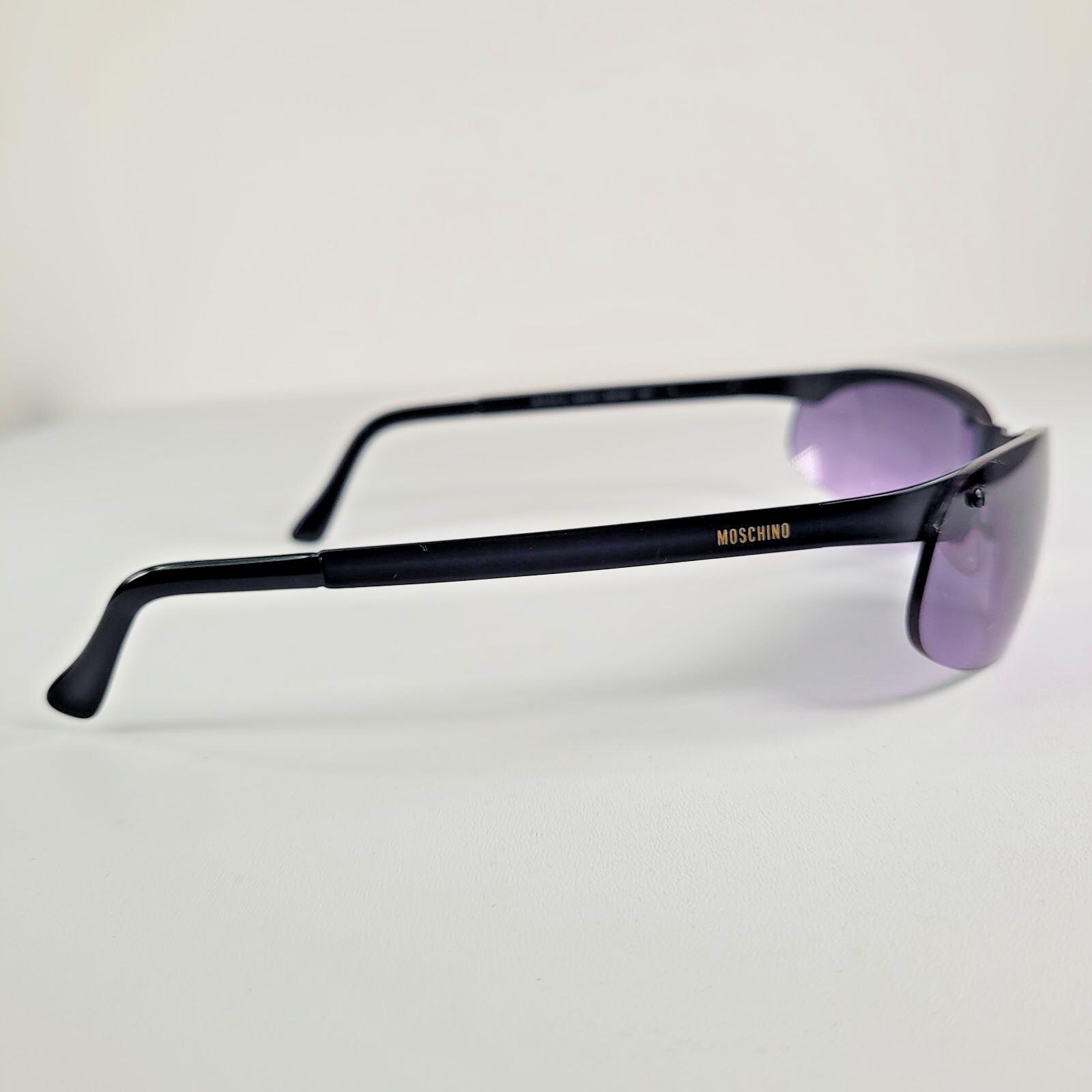 Vintage Y2K Moschino Purple Rimless Sunglasses: Italian  display picture 1