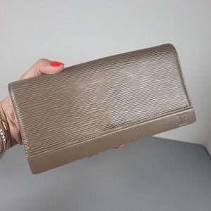 Louis Vuitton Honfleur Tasche | Vintage LV Grau Braune Umhängetasche | Designer-Clutch | Luxus Monogramm Geldbörse | Original LV Handtasche