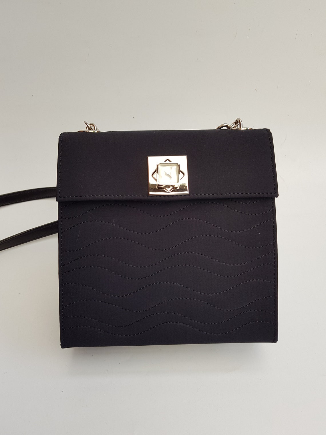 LALIQUE Bag. Lalique Vintage Black Shoulder Bag. Rare French | Etsy