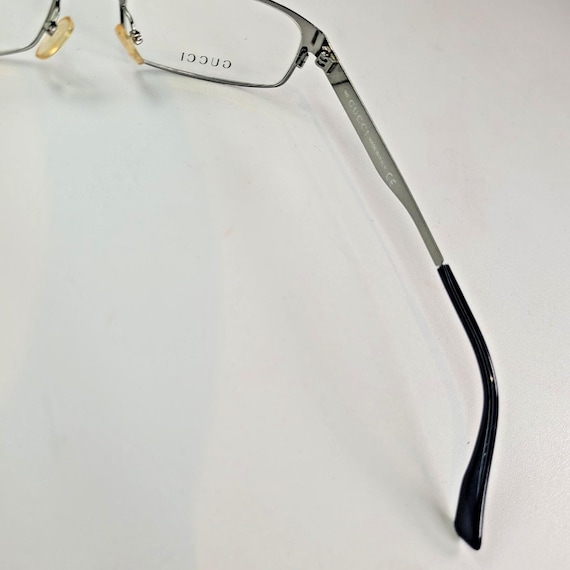 Gucci GG1865 Silver Metal Rectangular Glasses (53… - image 9