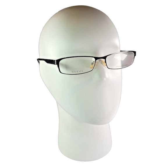 Gucci GG1865 Silver Metal Rectangular Glasses (53… - image 2