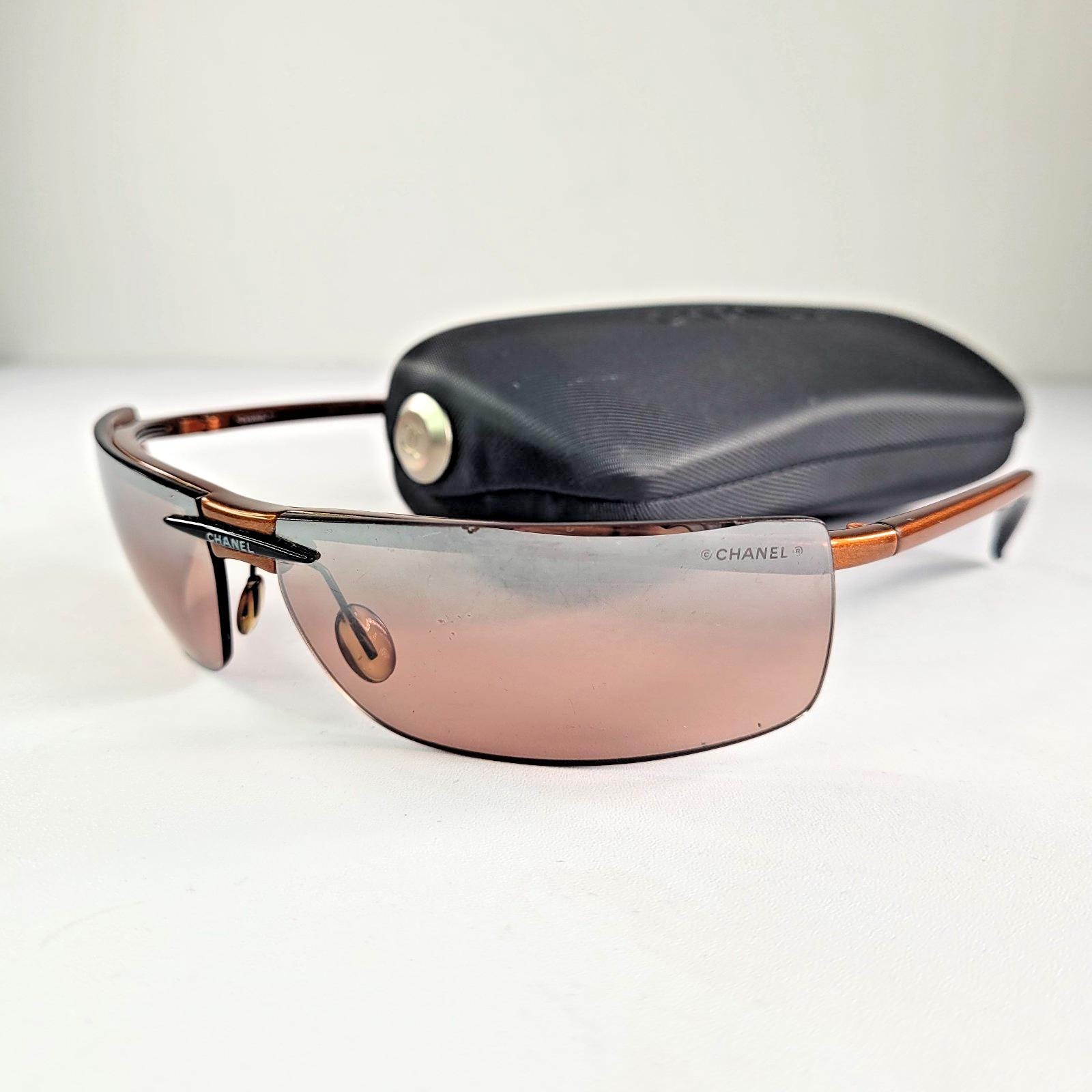 Chanel Vintage Rimless Sunglasses - Etsy