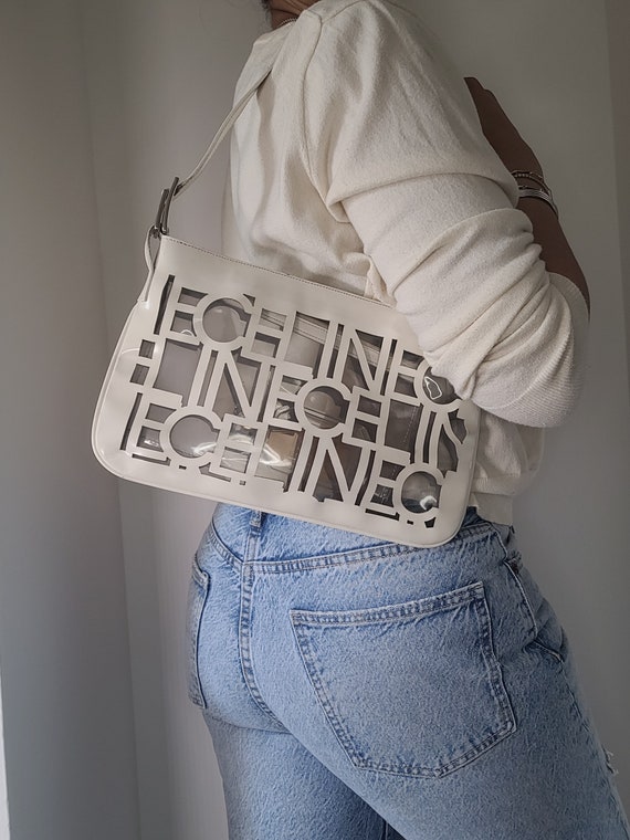 CÉLINE Bag. Celine Vintage  Cut out logo designe C