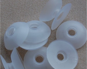 BOBBINS for Kumihimo or Beading, 1 7/8&quot; diameter, 8 in a pack, no more tangles or knots in your projects.