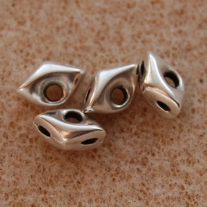 100pcs Sterling Silver Beads 2mm, 2.5mm, 3mm, 4mm, 5mm, 6mm