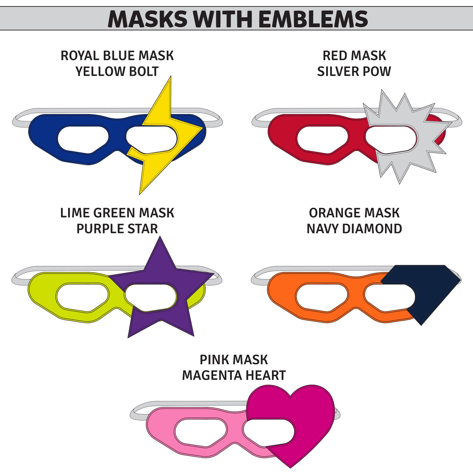 Custom Superhero Eye Mask Etsy