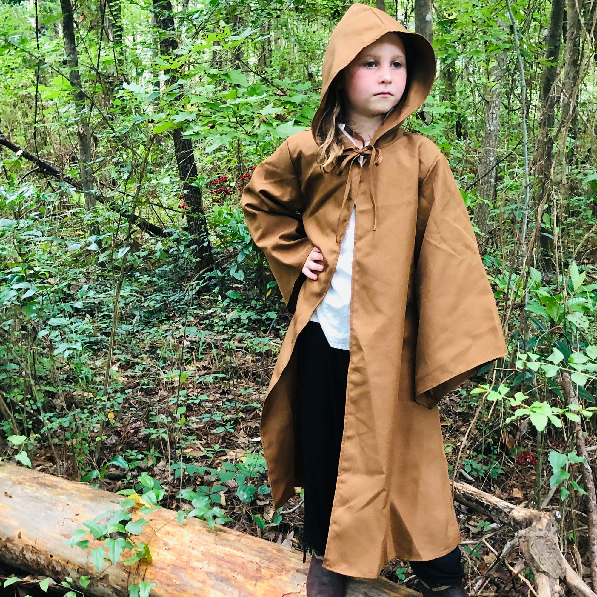 Kids Hooded Robe with Sleeves | Wizard, Jedi, Monk, Medieval Cosplay …