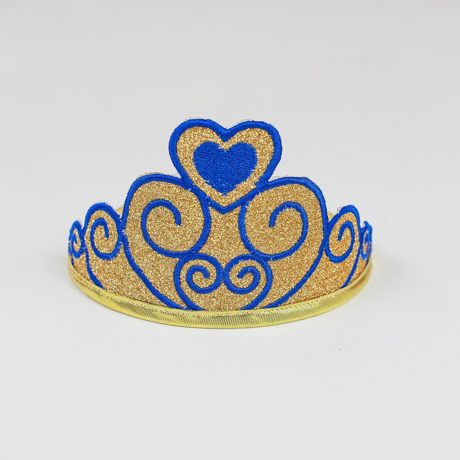 Gold Glitter Heart Tiara Princess Queen Dress up Crown for Etsy