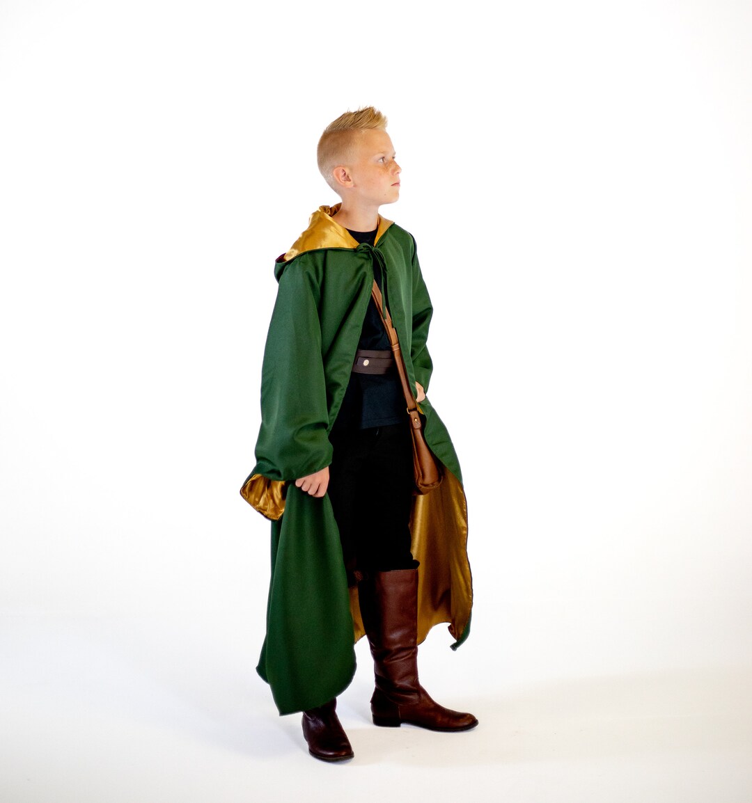 Wizard Robe With Satin Liner | Hooded Fantasy Cosplay Costume - Etsy