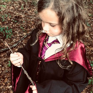 Black Wizard Robe With Sleeves, Hood, and Satin Liner | Medieval ...