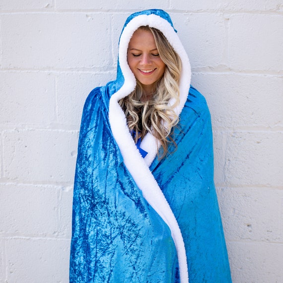 Everfan Adult King or Queen Royal Cape King or Queen Cloak Costume for Adults