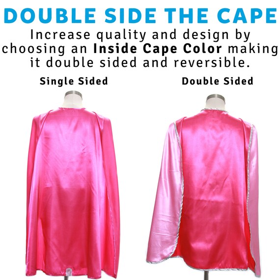 Neon Cape Pink Adult Superhero Neon Cape Pink Adult Superhero