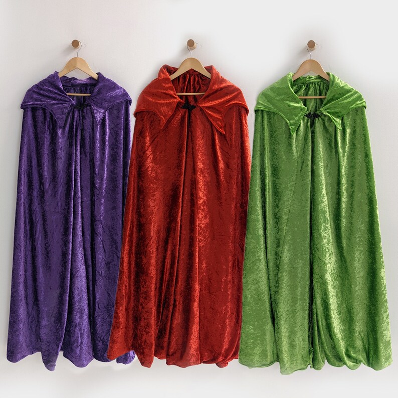 Sanderson Sister Hooded Cloak Cosplay Salem Witches Cape Etsy